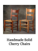 Handmade Solid Cherry Chairs